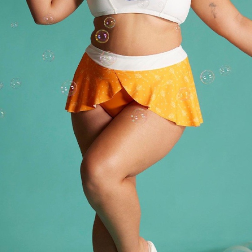 Sailor Moon Sailor Venus Cosplay Skirted Swim‎ Bottoms Plus Size Hot Topic